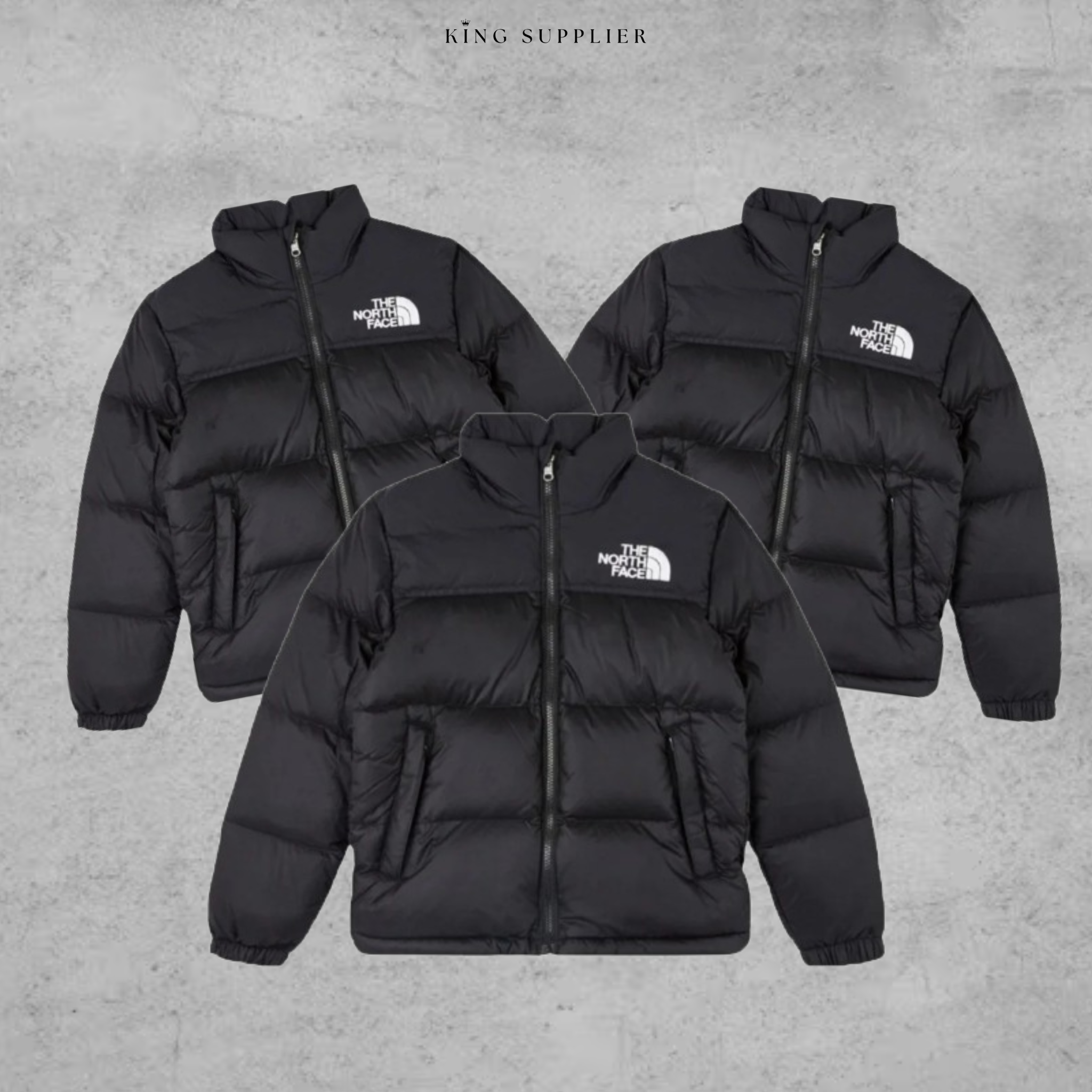 3x NORTH FACE PUFFERS