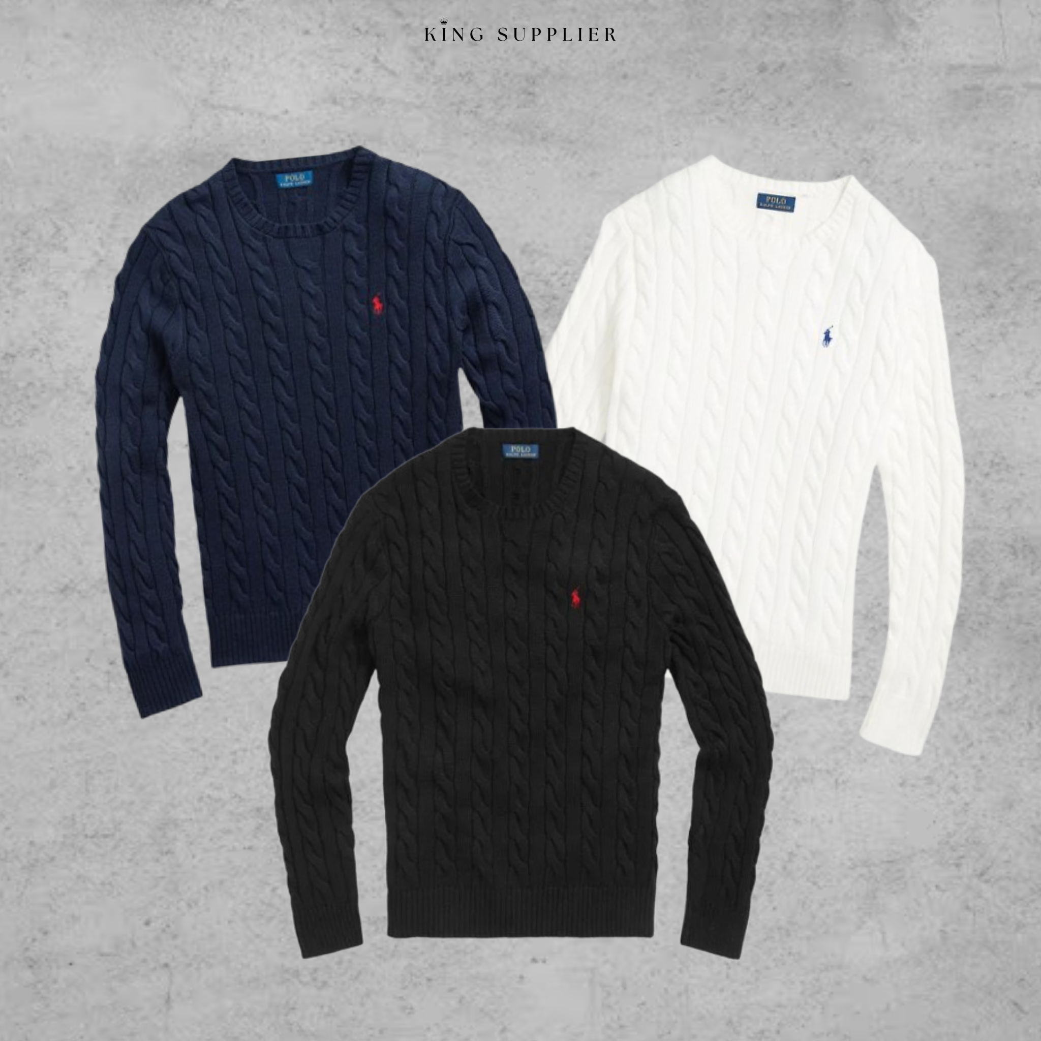3X RALPH LAUREN KNITWEAR